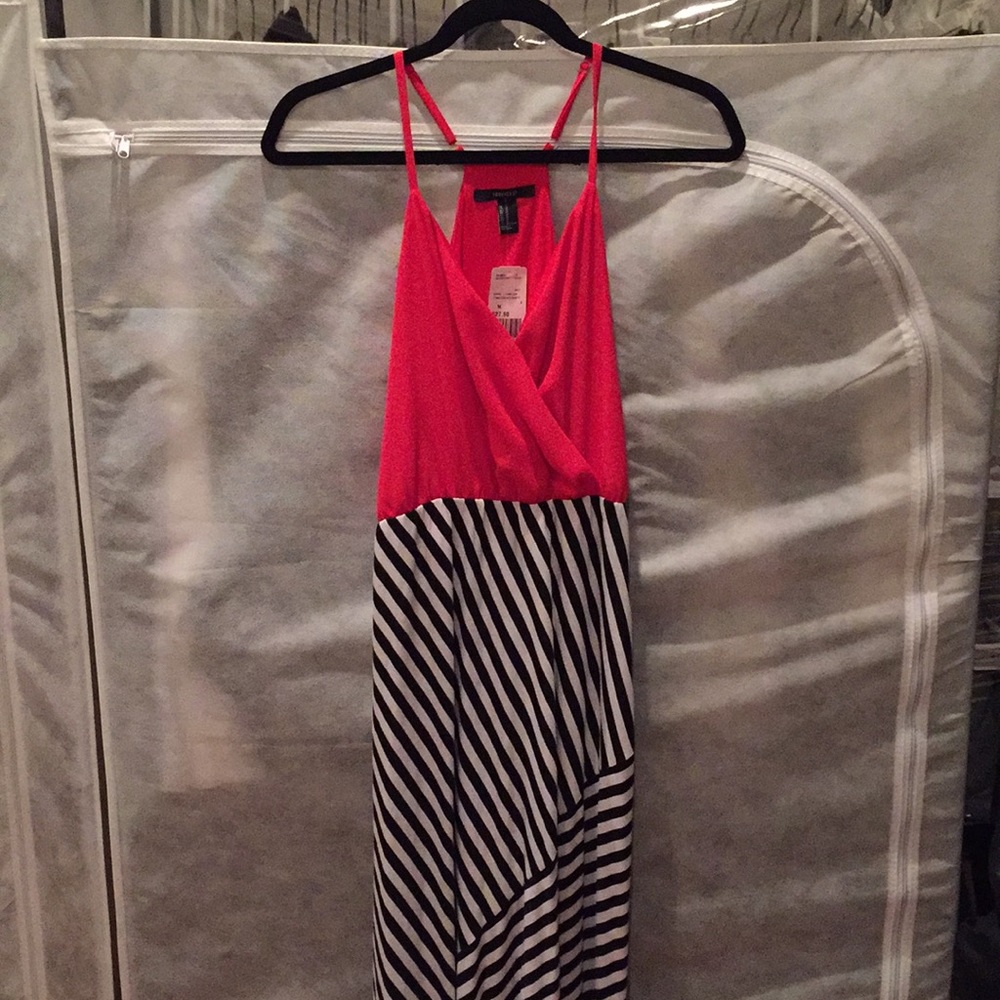 Fun and flirty red maxi dress